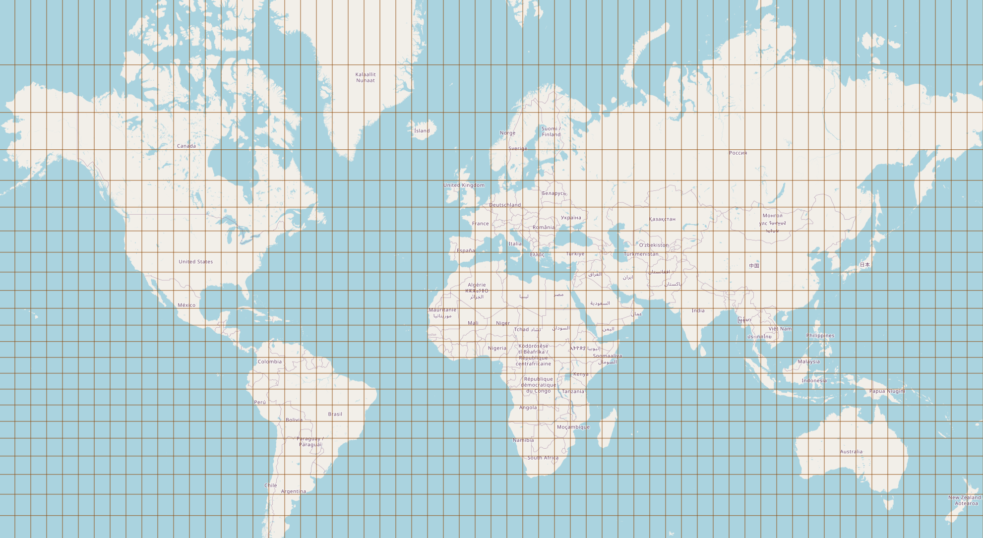 BGrid map front