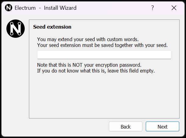 Seed type options