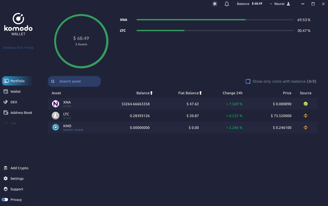 Komodo Wallet